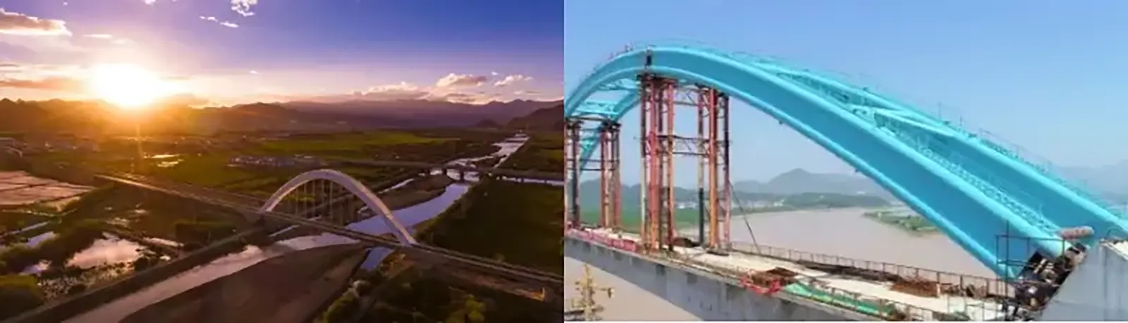 Nianchu River Steel Pipe Arch Bridge Of La Ri Railway(1)